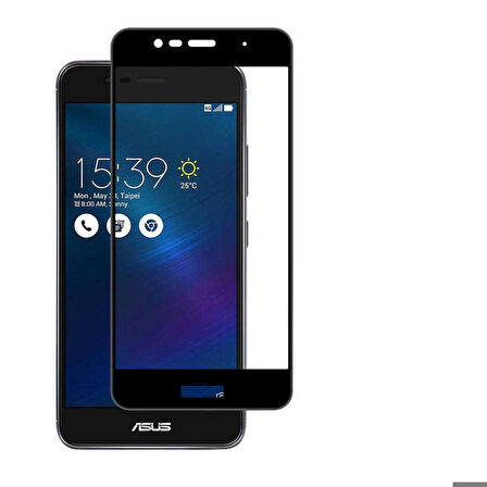 Asus Zenfone 3 ZE552KL Uyumlu Ekranı Tam Kaplayan Düz Cam Koruyucu
