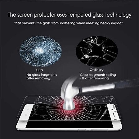 Asus Zenfone 3 ZE552KL Uyumlu Ekranı Tam Kaplayan Düz Cam Koruyucu