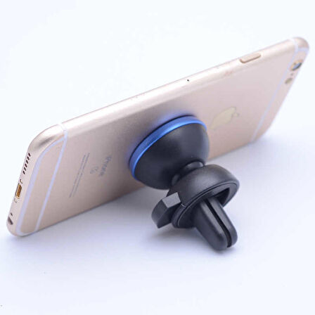 New Magnetic Air Vent Mount Araç Telefon Tutucu Mavi