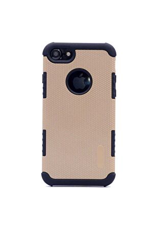 Apple iPhone 7 Uyumlu Armour Youyou Kapak Gold