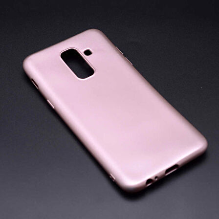 Samsung Galaxy A6 2018 Uyumlu Kılıf Premier Silikon Kapak Rose Gold