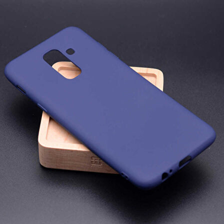 Samsung Galaxy A6 Plus 2018 Uyumlu Kılıf Premier Silikon Kapak Lacivert