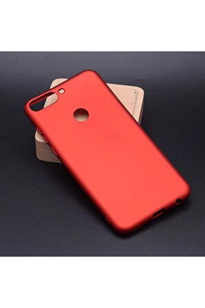 Huawei Y7 2018 Uyumlu Kılıf Premier Silikon Kapak Kırmızı