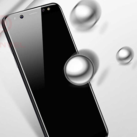 Samsung Galaxy A8 2018 Uyumlu Kenarları Kırılmaya Dayanıklı Cam Ekran Koruyucu