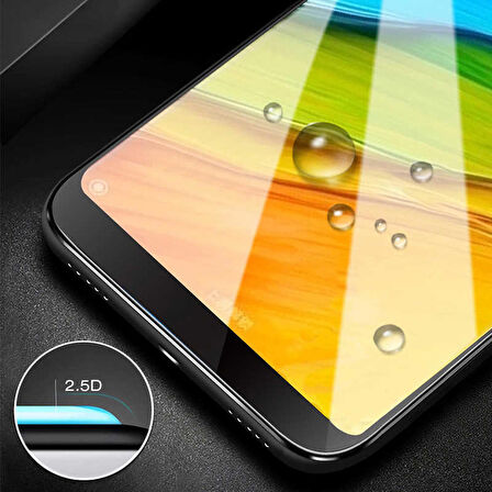 Xiaomi Redmi 5 Plus Uyumlu Kenarları Kırılmaya Dayanıklı Cam Ekran Koruyucu