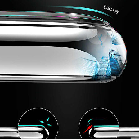 Huawei P20 Pro Uyumlu Kenarları Kırılmaya Dayanıklı Cam Ekran Koruyucu