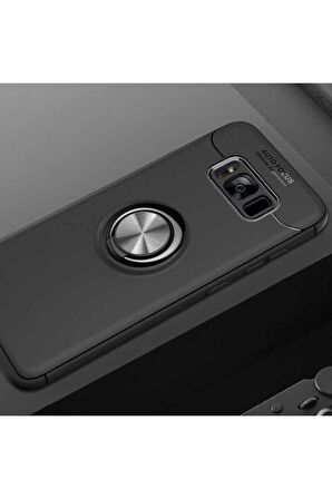 Samsung Galaxy S8 Plus Uyumlu Kılıf Ravel Silikon Kapak Siyah