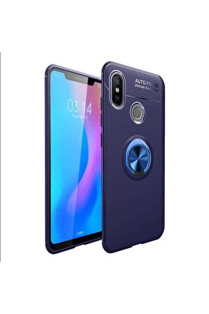 Xiaomi Mi 6X Uyumlu Kılıf Ravel Silikon Kapak Mavi