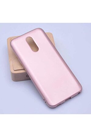 LG Q Stylus Uyumlu Kılıf Premier Silikon Kapak Rose Gold