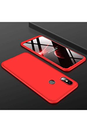 Xiaomi Mi 8 SE Uyumlu Kılıf Ays Kapak Kırmızı