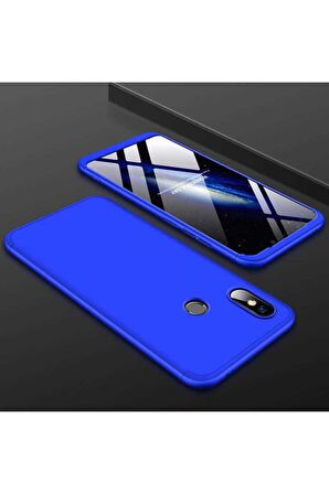 Xiaomi Mi 8 SE Uyumlu Kılıf Ays Kapak Mavi