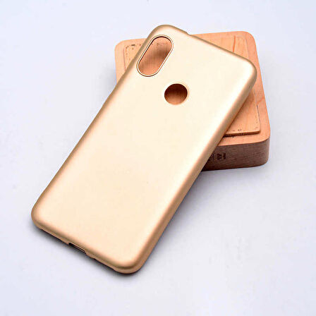 Xiaomi Mi A2 Lite Uyumlu Kılıf Premier Silikon Kapak Gold