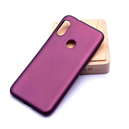 Xiaomi Mi A2 Lite Uyumlu Kılıf Premier Silikon Kapak Mürdüm