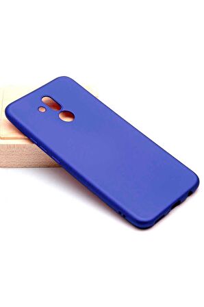 Huawei Mate 20 Lite Uyumlu Kılıf Premier Silikon Kapak Saks Mavi