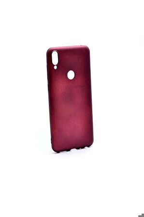 Asus Zenfone Max Pro ZB602KL Uyumlu Kılıf Premier Silikon Kapak Mürdüm