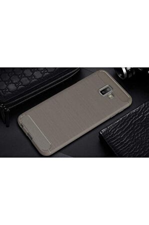 Samsung Galaxy J6 Plus Uyumlu Kılıf Room Silikon Kapak Gri