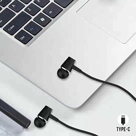 Zolcil P12 Type-C Kulaklık Mp3 Stereo Siyah