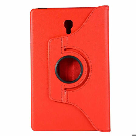 Samsung Galaxy Tab S4 T830 Uyumlu Tablet Kılıfı 360 Dönebilen Standlı Kılıf Kırmızı