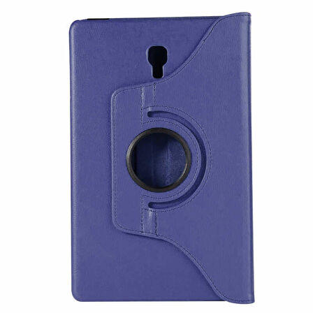 Samsung Galaxy Tab S4 T830 Uyumlu Tablet Kılıfı 360 Dönebilen Standlı Kılıf Lacivert