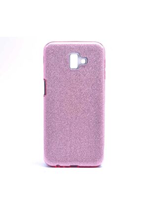 Samsung Galaxy J6 Plus Uyumlu Kılıf Shining Silikon Rose Gold