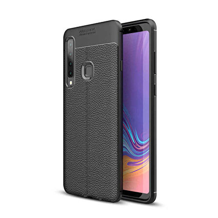 Samsung Galaxy A9 2018 Uyumlu Kılıf Niss Silikon Kapak Siyah