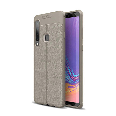 Samsung Galaxy A9 2018 Uyumlu Kılıf Niss Silikon Kapak Gri