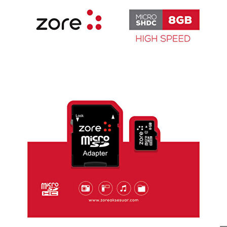 Micro SD Hafıza Kartı 8GB