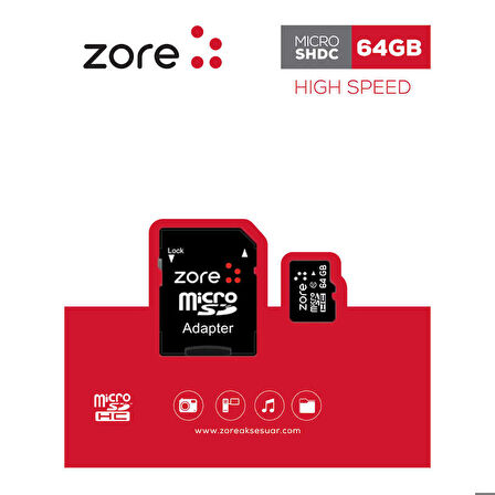 Micro SD Hafıza Kartı 64GB