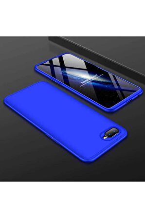 Oppo RX17 Neo Uyumlu Kılıf Ays Kapak Mavi
