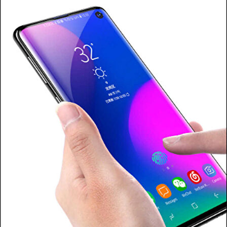 Samsung Galaxy S10 Uyumlu Süper Pet Ekran Koruyucu Jelatin