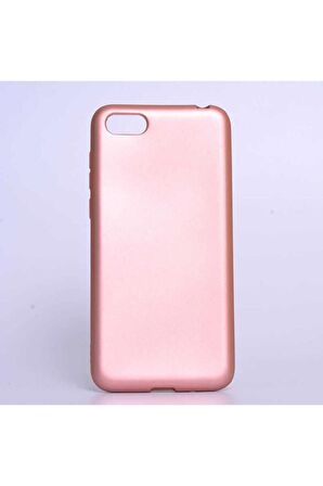 Huawei Y5 2018 Uyumlu Kılıf Premier Silikon Kapak Rose Gold