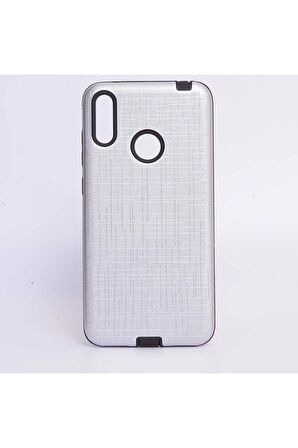 Huawei Y7 Prime 2019 Uyumlu Kılıf New Youyou Silikon Kapak Gri