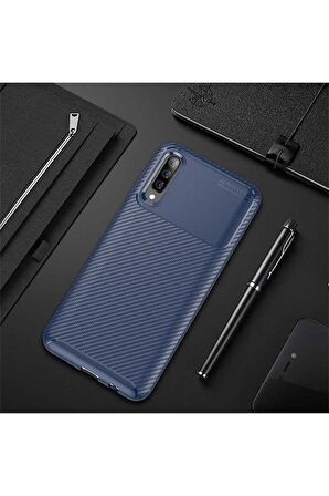 Xiaomi Mi 9 Uyumlu Kılıf Negro Silikon Kapak Lacivert