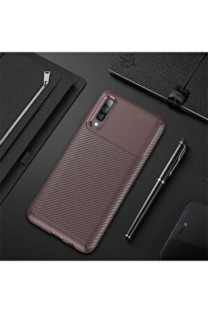 Xiaomi Mi 9 Uyumlu Kılıf Negro Silikon Kapak Kahverengi