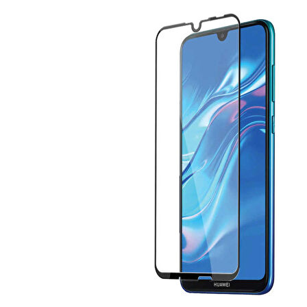 Huawei Honor 8A Uyumlu Kenarları Kırılmaya Dayanıklı Cam Ekran Koruyucu