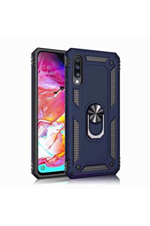 Samsung Galaxy A70 Uyumlu Kılıf Vega Kapak Mavi