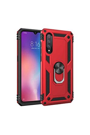 Xiaomi Mi 9 Uyumlu Kılıf Vega Kapak Kırmızı
