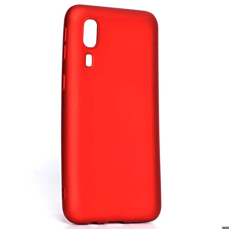 Samsung Galaxy A2 Core Uyumlu Kılıf Premier Silikon Kapak Kırmızı