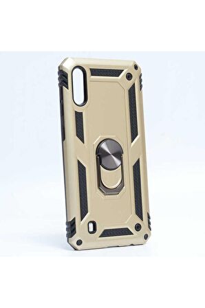 Samsung Galaxy M10 Uyumlu Kılıf Vega Kapak Gold