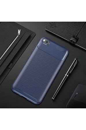 Xiaomi Redmi Go Uyumlu Kılıf Negro Silikon Kapak Lacivert
