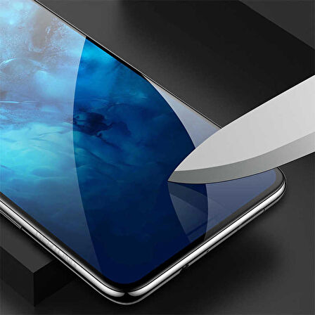 Xiaomi Mi 9T Uyumlu Kenarları Kırılmaya Dayanıklı Cam Ekran Koruyucu