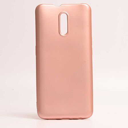 Oppo Reno Uyumlu Kılıf Premier Silikon Kapak Rose Gold