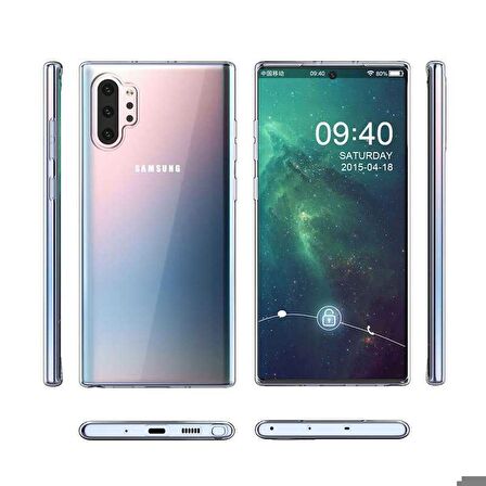 Samsung Galaxy Note 10 Plus Uyumlu Kılıf Süper Silikon Kapak