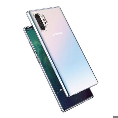 Samsung Galaxy Note 10 Plus Uyumlu Kılıf Süper Silikon Kapak