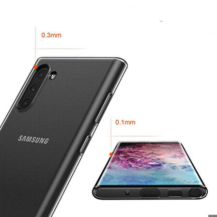 Samsung Galaxy Note 10 Uyumlu Kılıf Süper Silikon Kapak