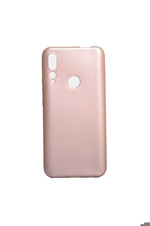 Huawei Y9 Prime 2019 Uyumlu Kılıf Premier Silikon Kapak Rose Gold