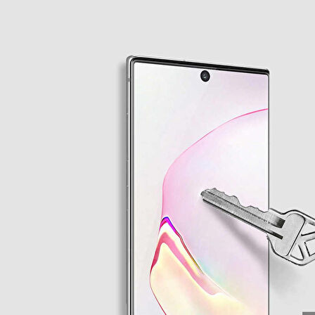 Samsung Galaxy Note 10 Uyumlu Süper Pet Ekran Koruyucu Jelatin