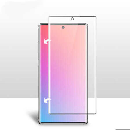 Samsung Galaxy Note 10 Plus Uyumlu Süper Pet Ekran Koruyucu Jelatin