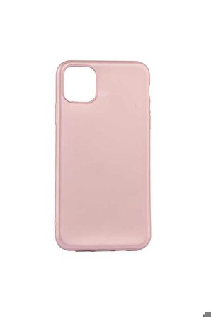 Apple iPhone 11 Pro Max Uyumlu Kılıf Premier Silikon Kapak Rose Gold