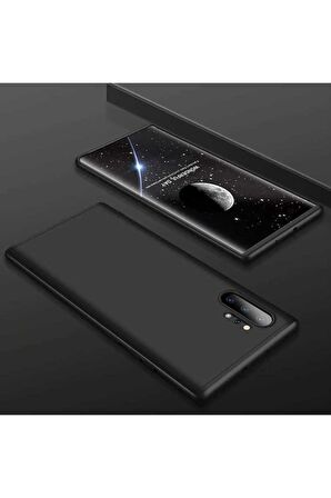 Samsung Galaxy Note 10 Plus Uyumlu Kılıf Ays Kapak Siyah